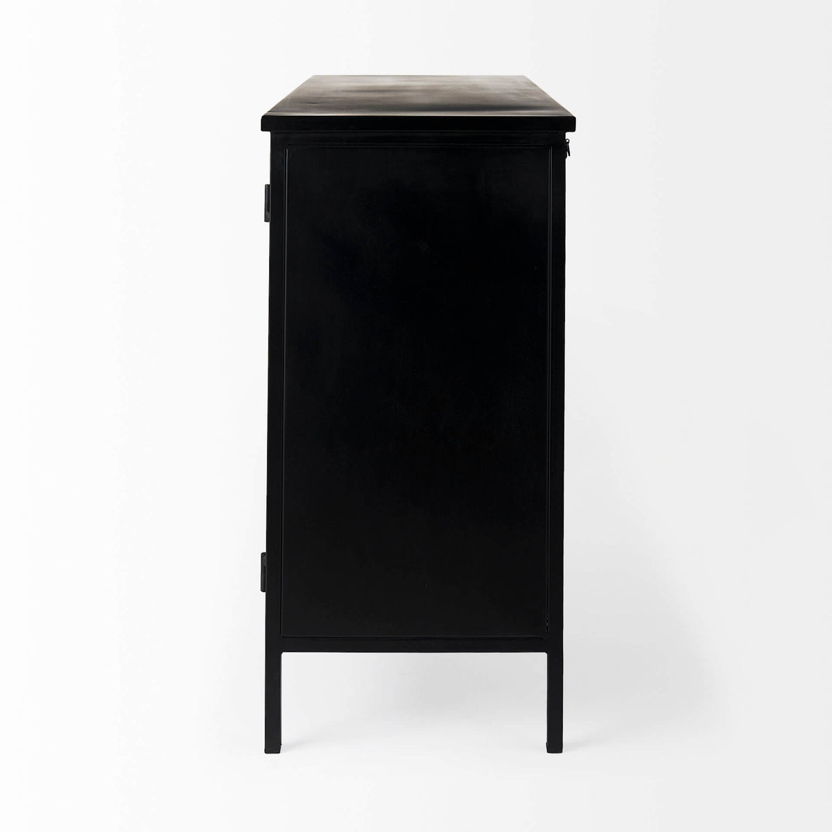 MERCANA AURELIA DARK IRON TWO DOOR CABINET  69265