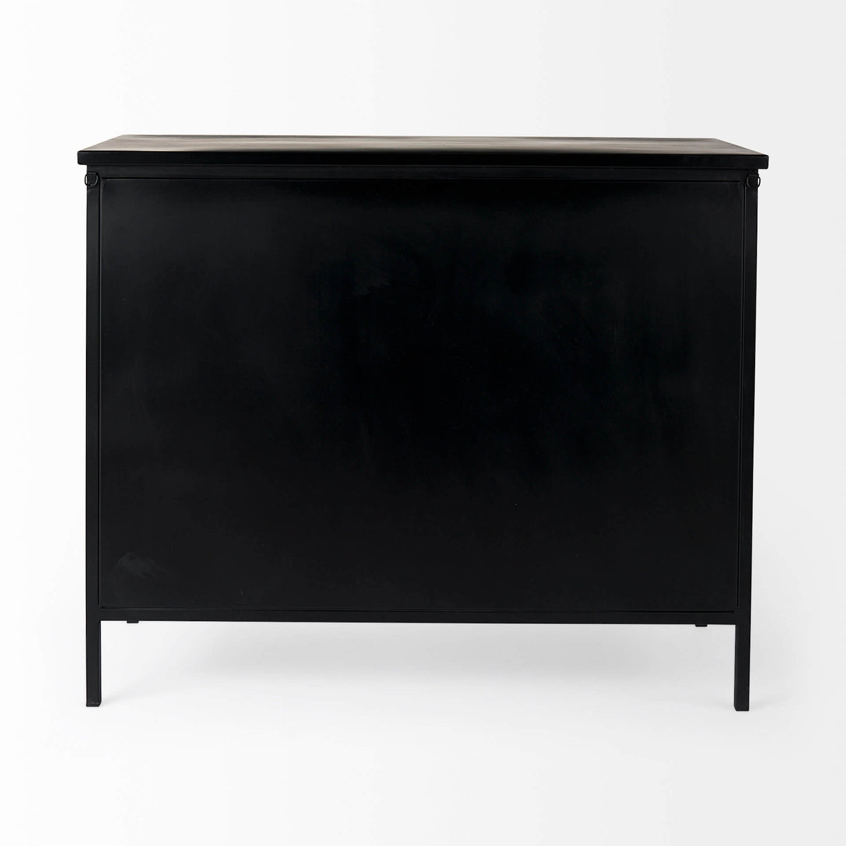 MERCANA AURELIA DARK IRON TWO DOOR CABINET  69265