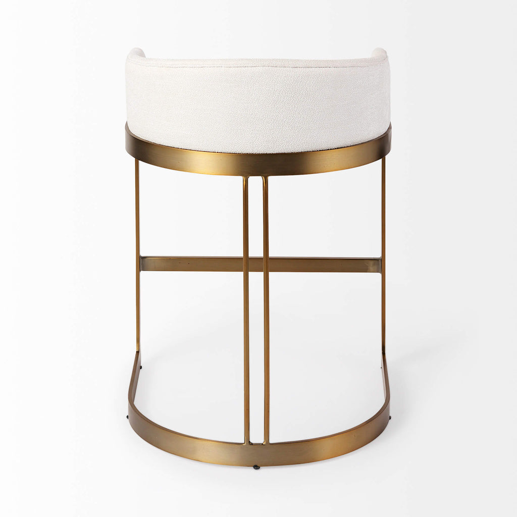 MERCANA HOLLYFIELD COUNTER STOOL CREAM FABRIC 69452