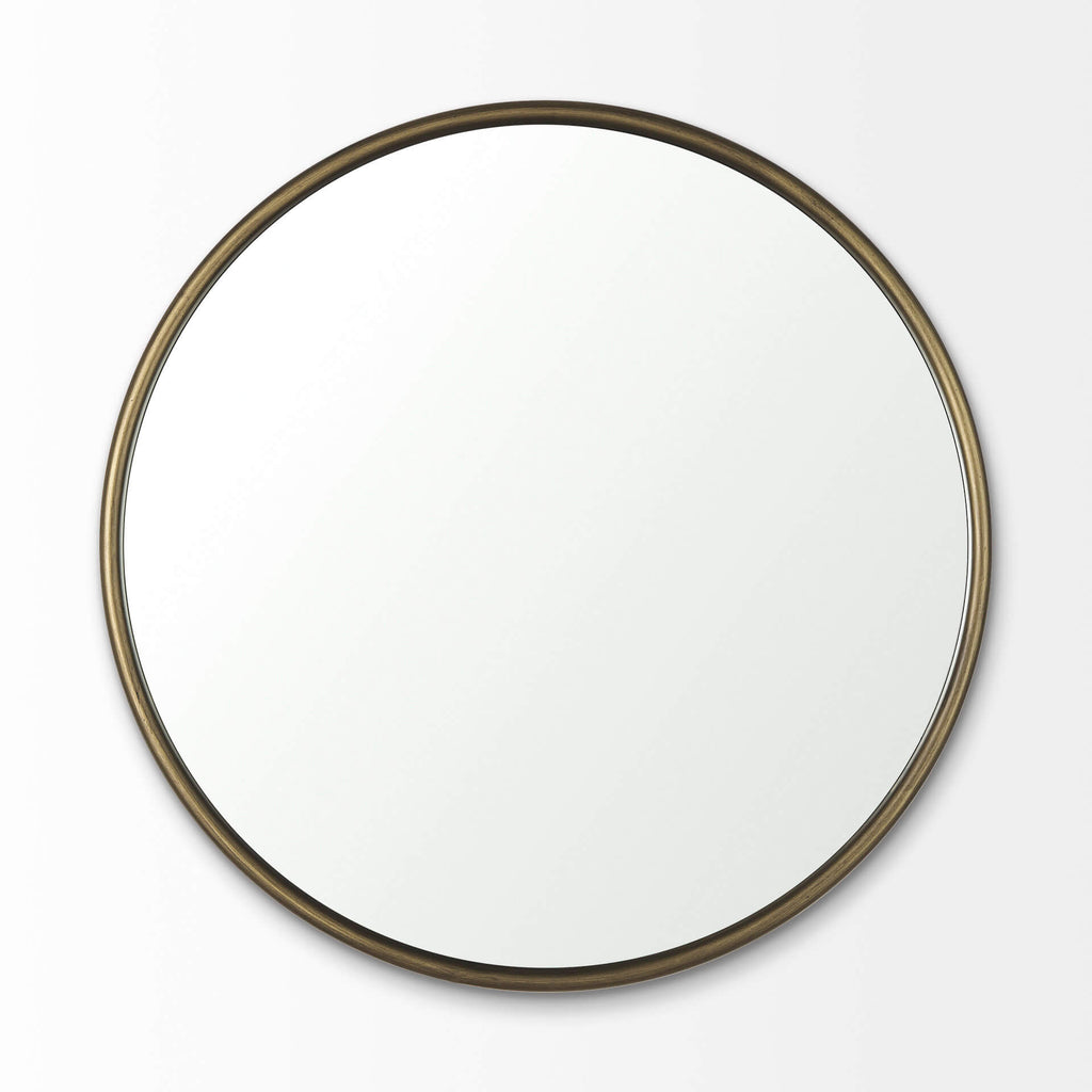 MERCANA PIPER SMALL GOLD METAL MIRROR 69342