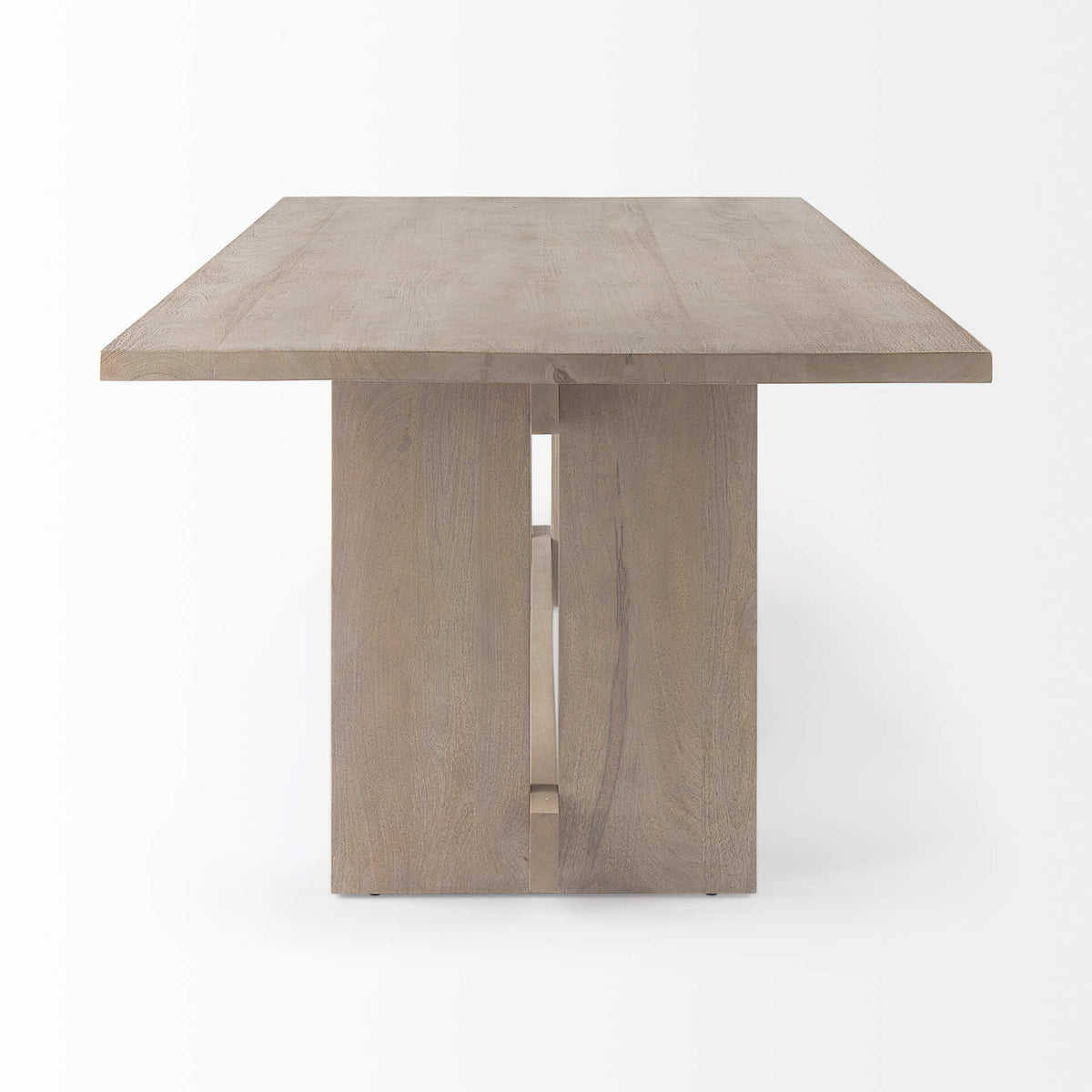 MERCANA AIDA LIGHT GRAY WOOD DINING TABLE 69199