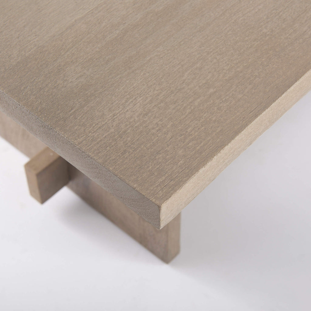 MERCANA AIDA LIGHT GRAY WOOD DINING TABLE 69199