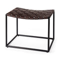 MERCANA CLARISSA BROWN LEATHER BENCH 69397