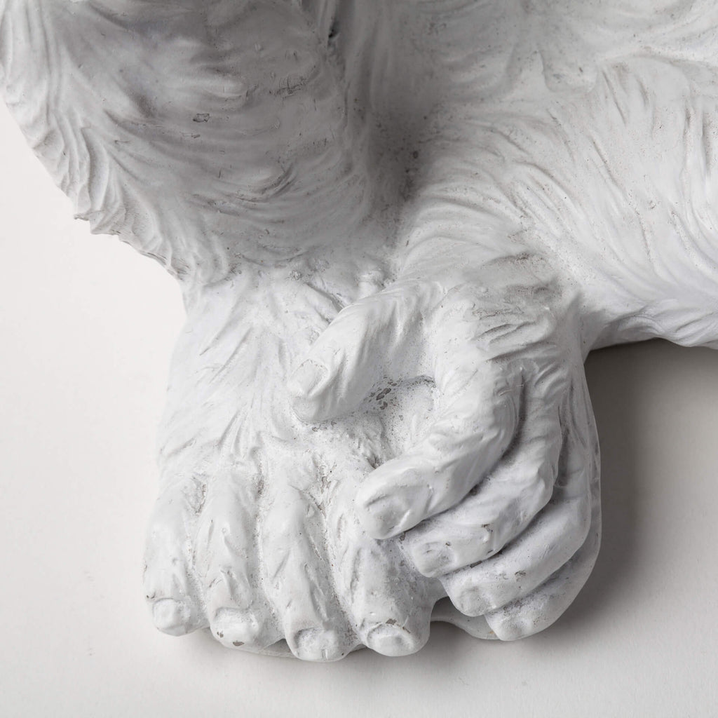 MERCANA SIMIA WHITE RESIN MONKEY TABLE LAMP 65319