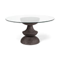 MERCANA CROSSMAN 60" ROUND DARK BROWN DINING TABLE 68748-AB