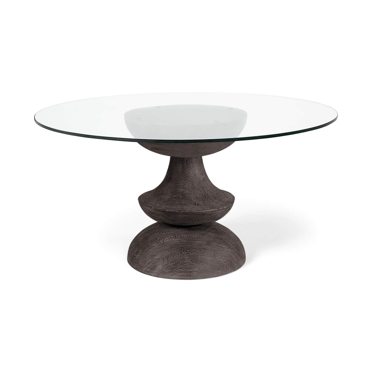 MERCANA CROSSMAN 60" ROUND DARK BROWN DINING TABLE 68748-AB
