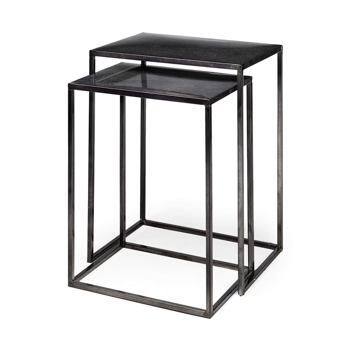 MERCANA KASEY METAL NESTING END TABLES SET OF TWO 69338