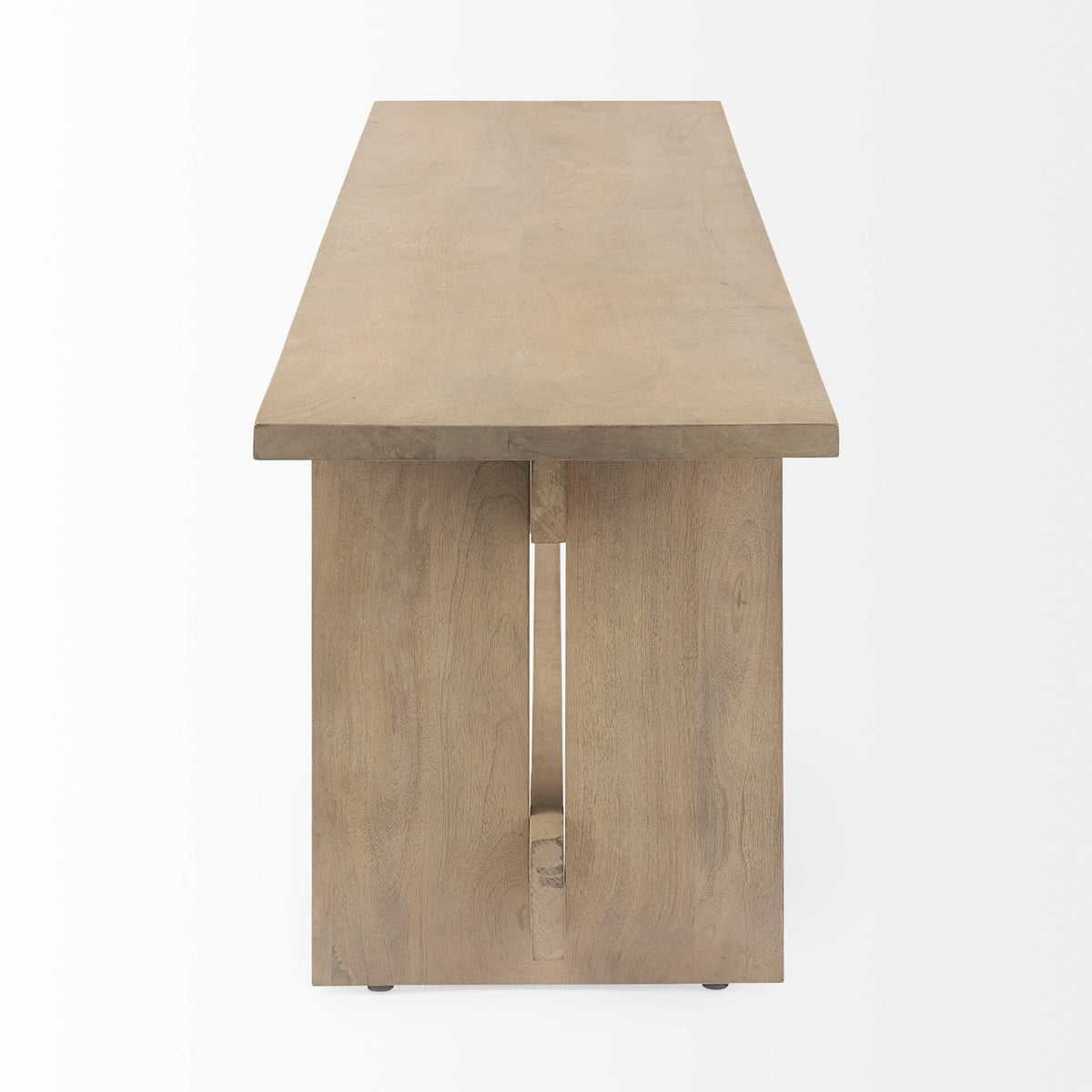 MERCANA AIDA LIGHT BROWN WOOD DINING BENCH 69196