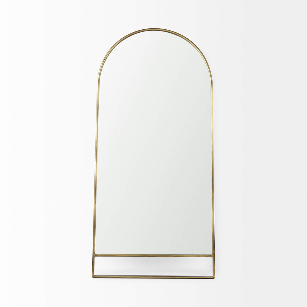 MERCANA SADIE GOLD METAL FLOOR MIRROR 69535