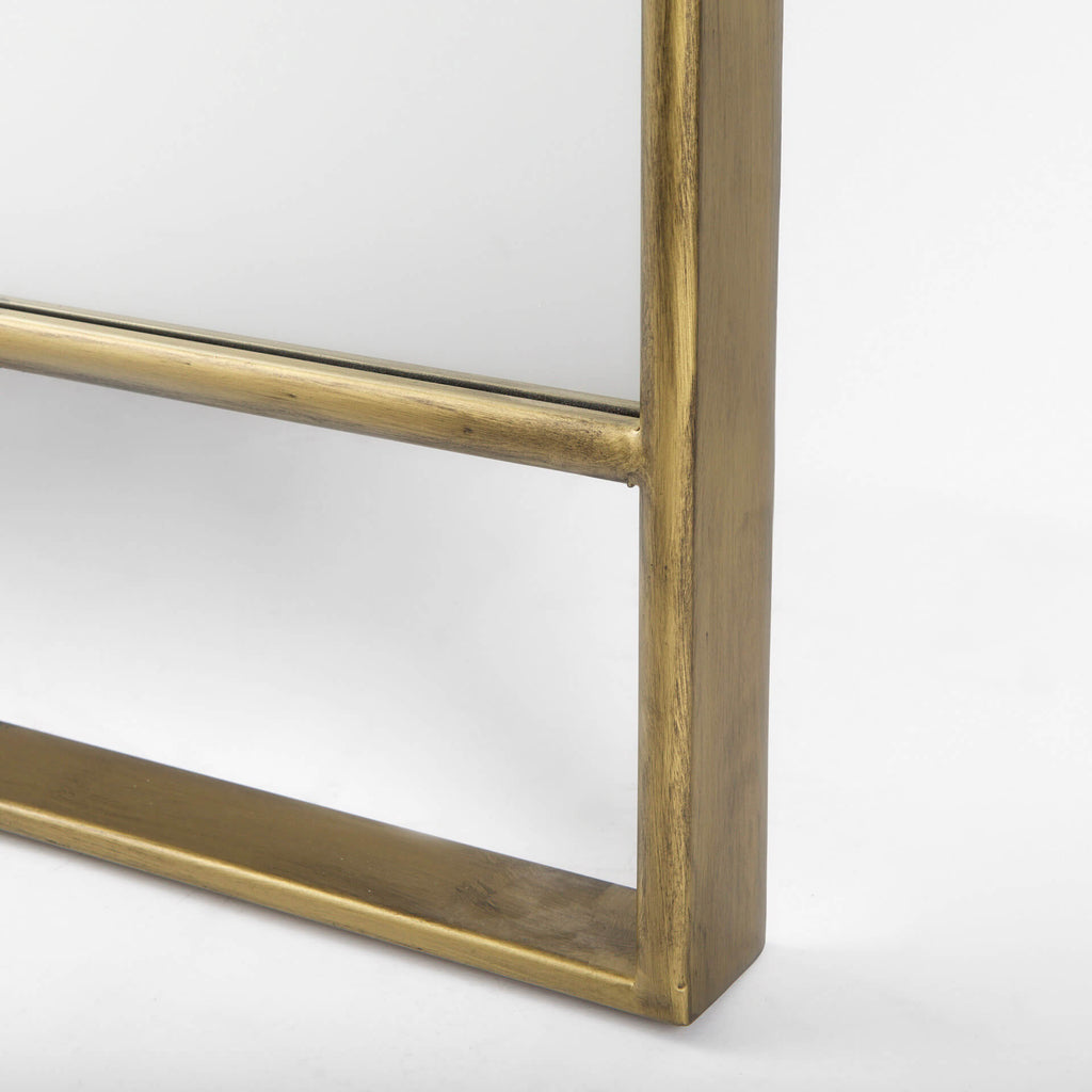 MERCANA SADIE GOLD METAL FLOOR MIRROR 69535