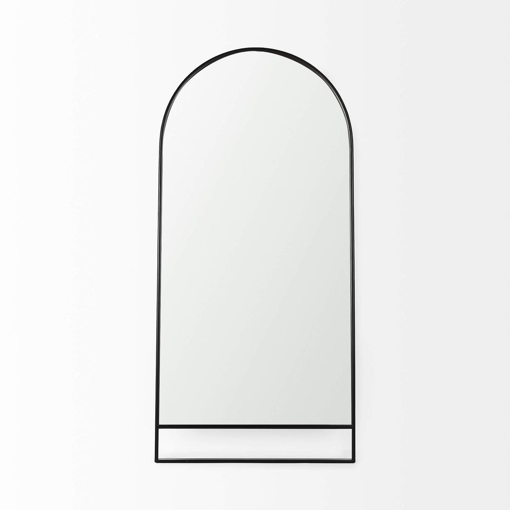 MERCANA SADIE BLACK METAL FLOOR MIRROR 69536