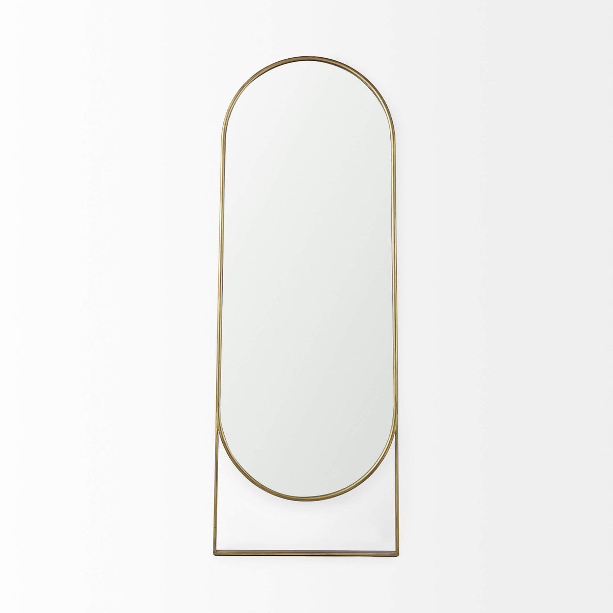 MERCANA SADIE GOLD METAL FLOOR MIRROR 69537