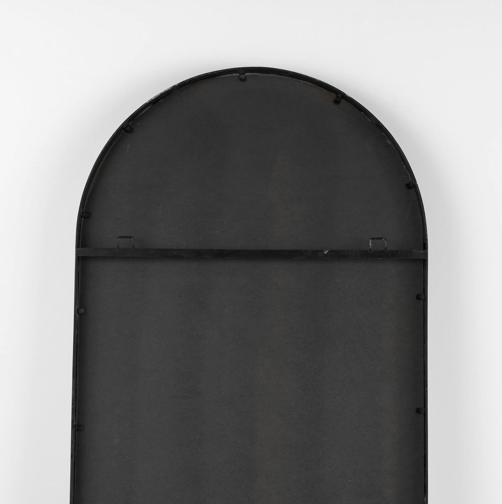 MERCANA SADIE BLACK METAL FLOOR MIRROR 69536