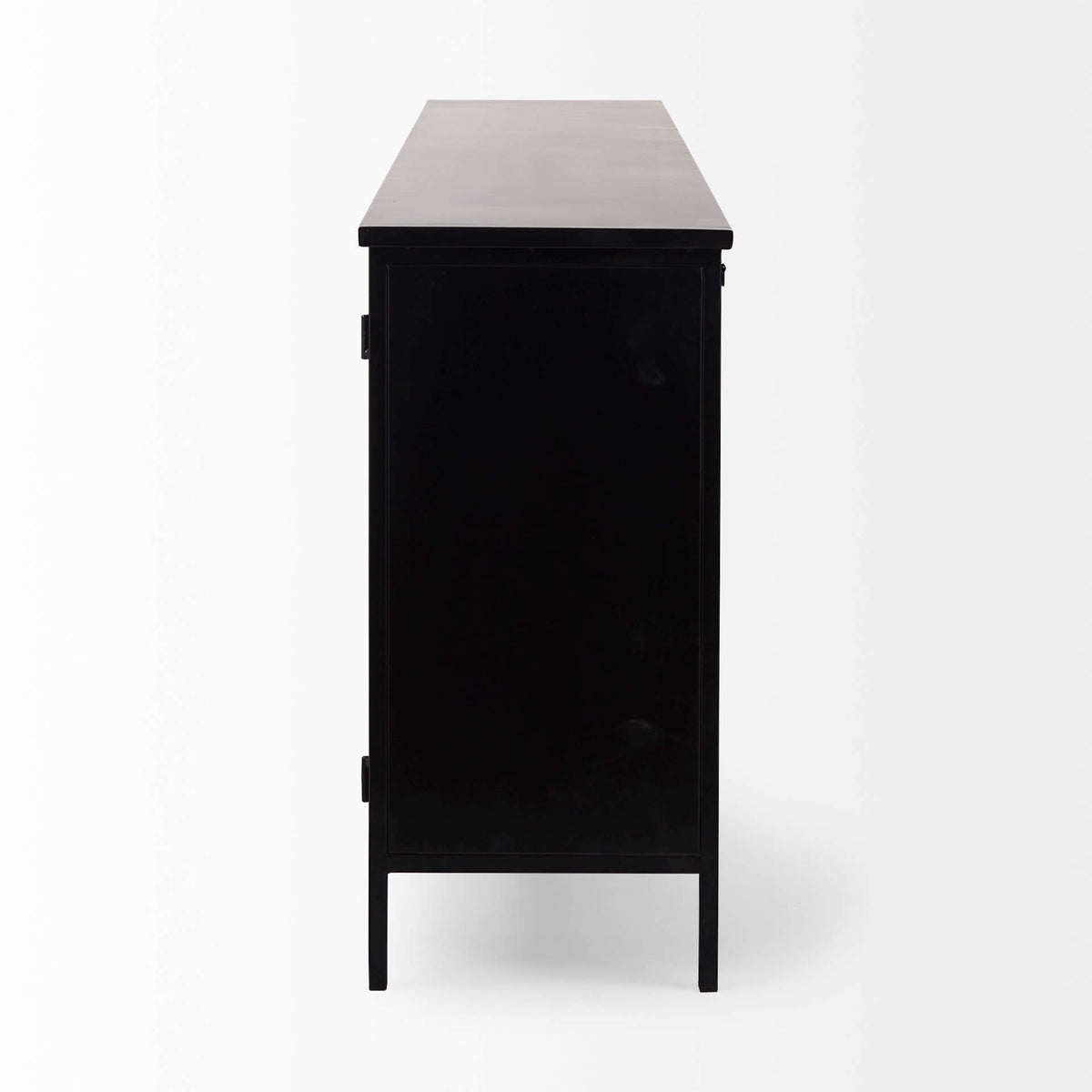 MERCANA AURELIA DARK IRON FOUR DOOR CABINET 69266