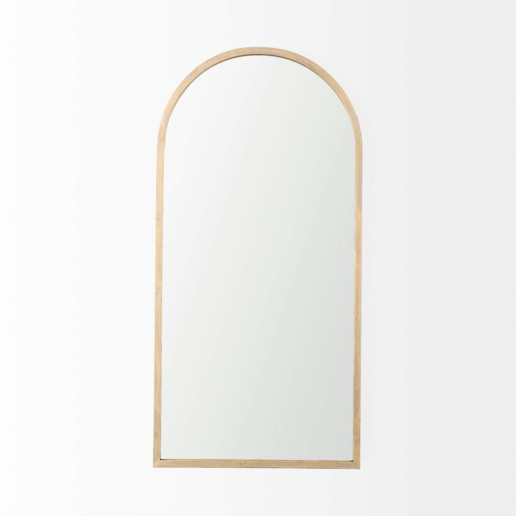 MERCANA GIOVANNA GOLD ARCH MIRROR 69310