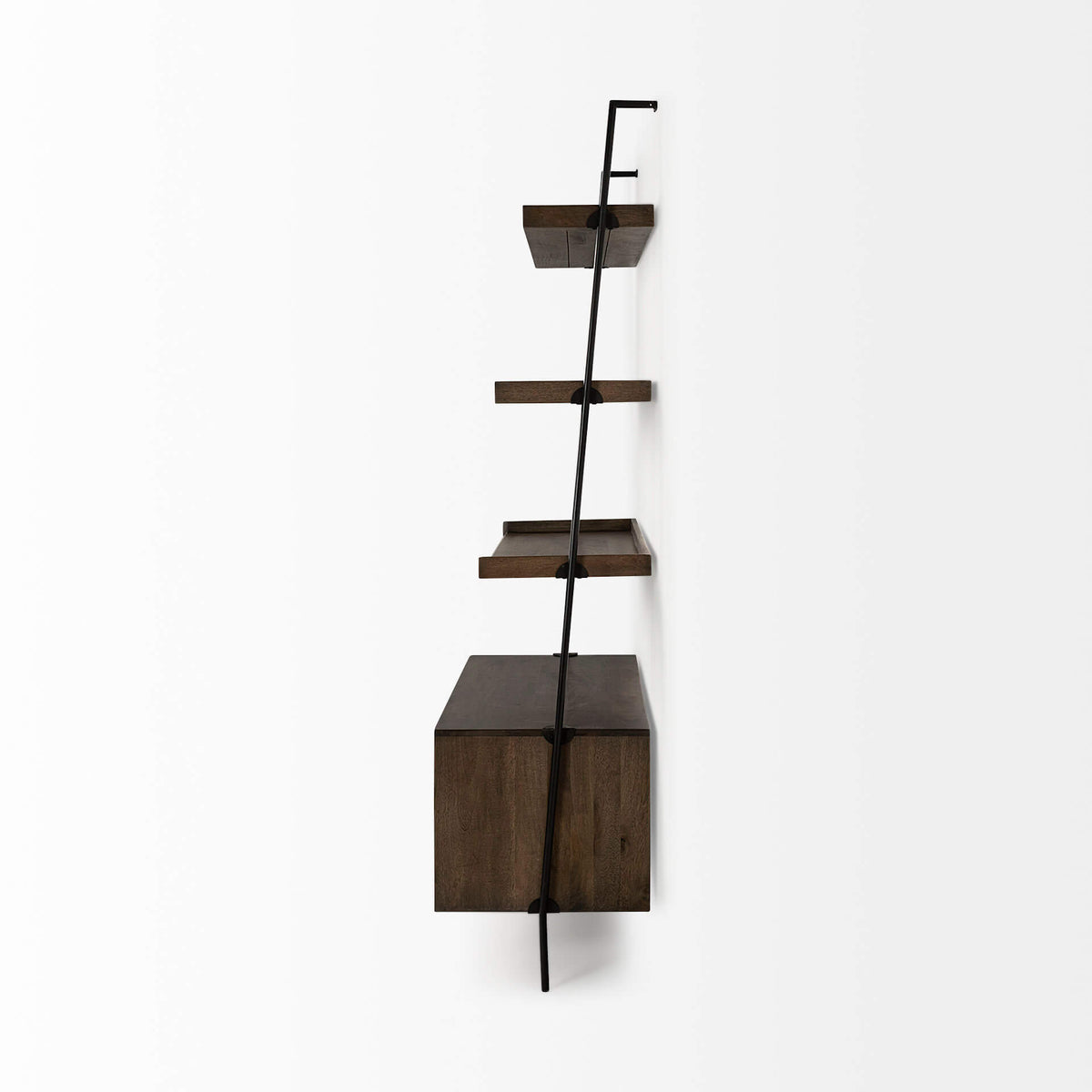 MERCANA GRACE TWO-TONED WOOD SHELVING UNIT 68847-AB