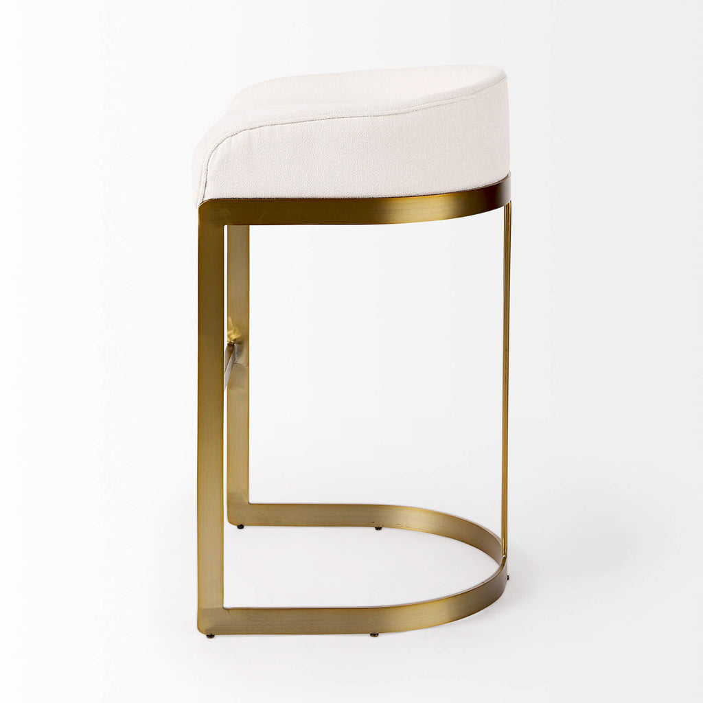 MERCANA HOLLYFIELD BAR STOOL CREAM FABRIC 69456