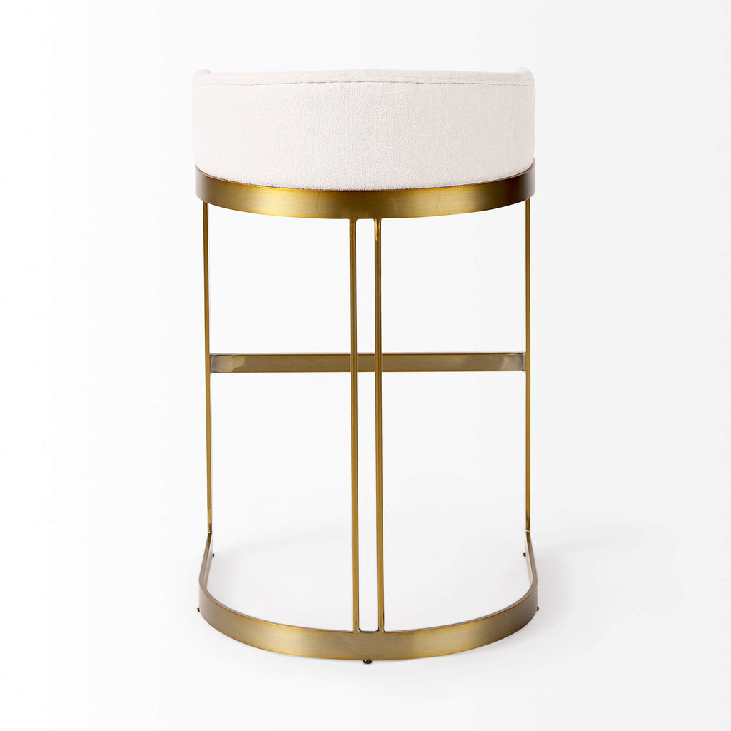 MERCANA HOLLYFIELD BAR STOOL CREAM FABRIC 69456