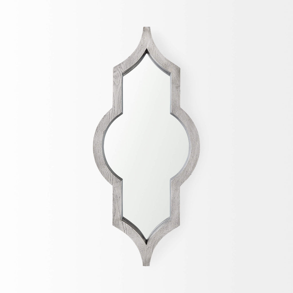 MERCANA TAMANAR GRAY WOOD MIRROR 69460