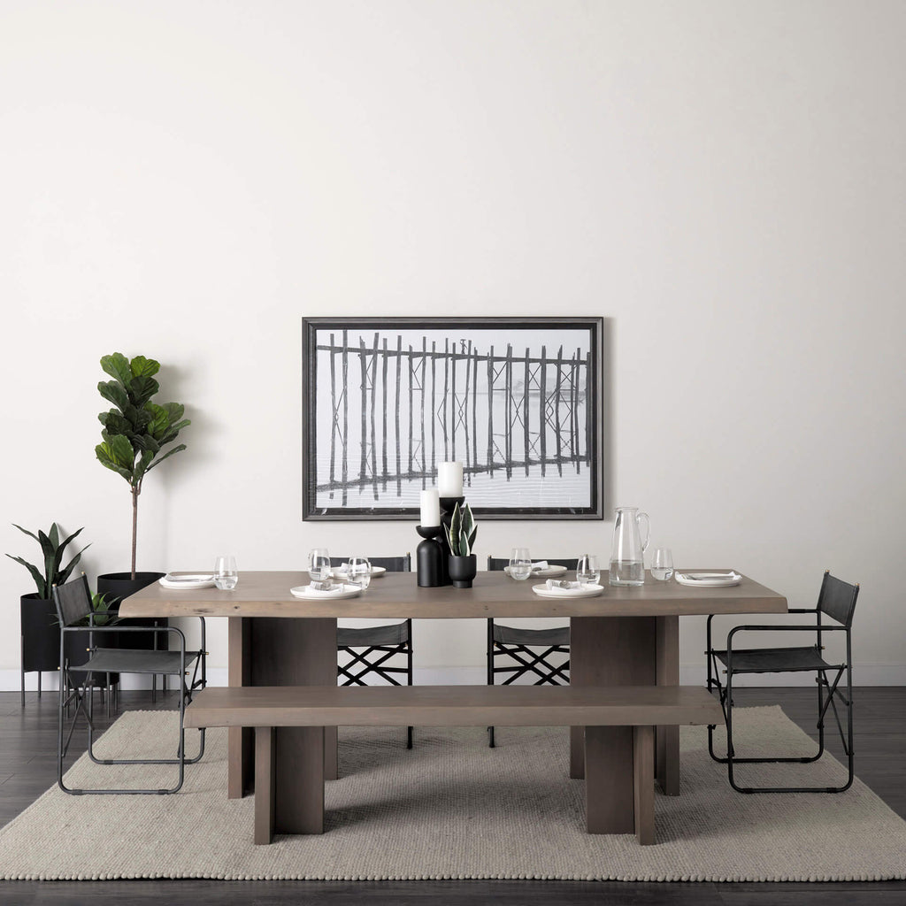MERCANA KONSTANTIN LIVE EDGE RECTANGLE DINING TABLE 69140-AB