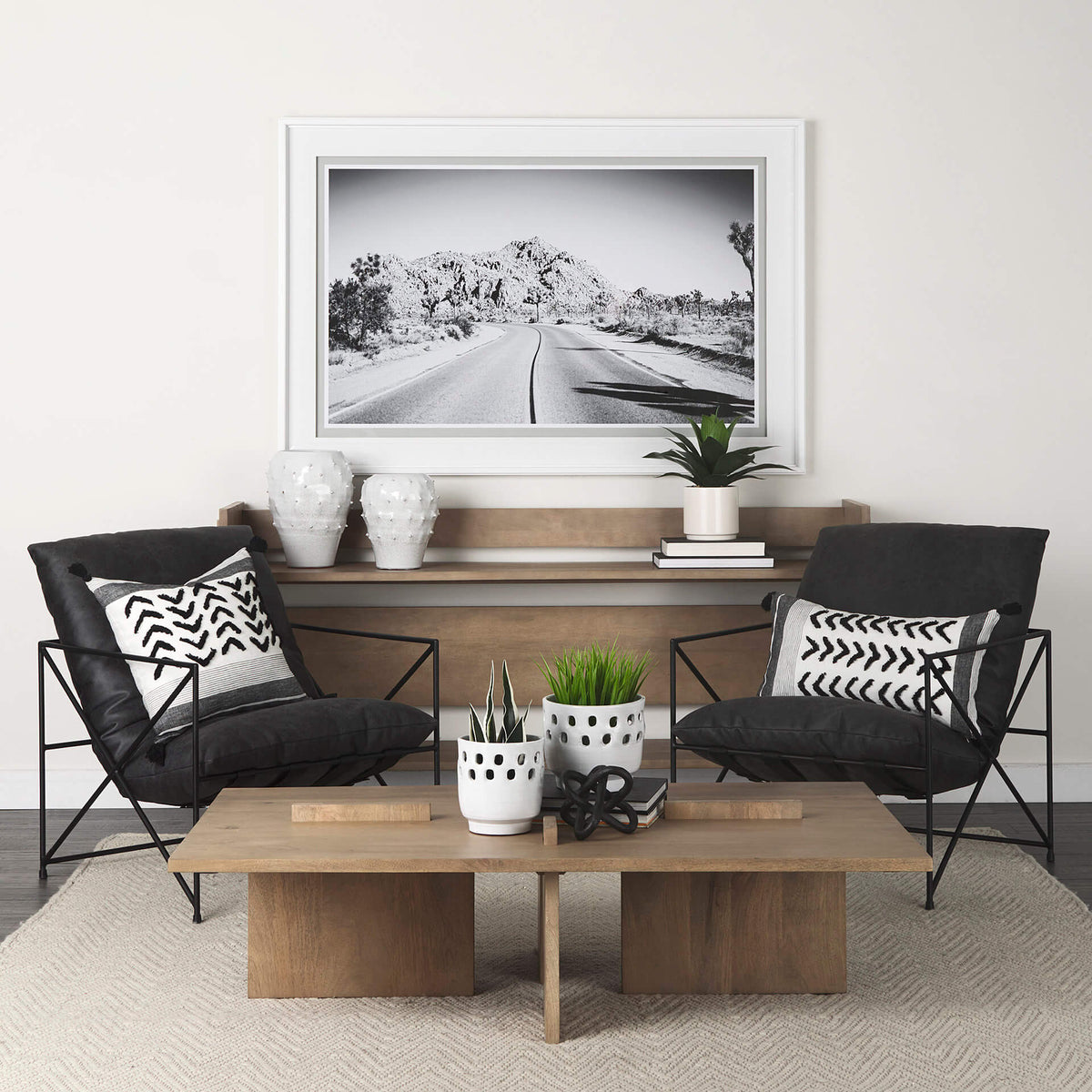 MERCANA AIDA LIGHT BROWN WOOD COFFEE TABLE 69186