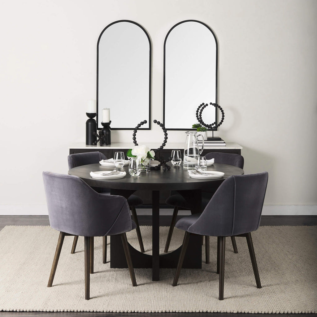 MERCANA GIOVANNA BLACK ARCH MIRROR 69309