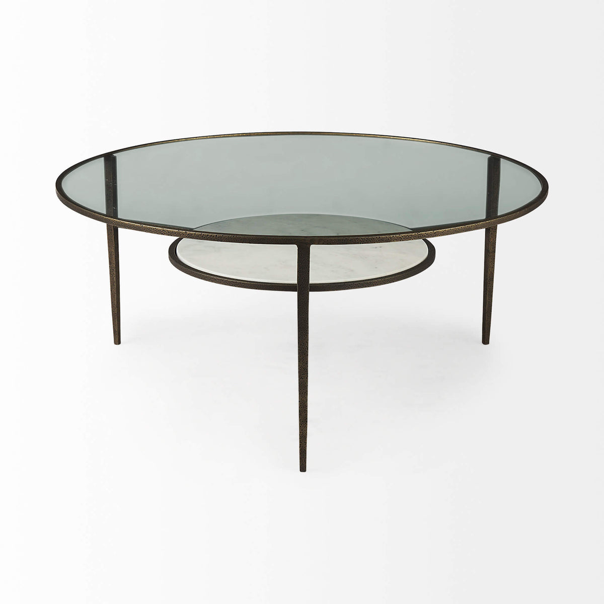 MERCANA FELICITY ANTIQUE GOLD BASE COFFEE TABLE 69253-AB