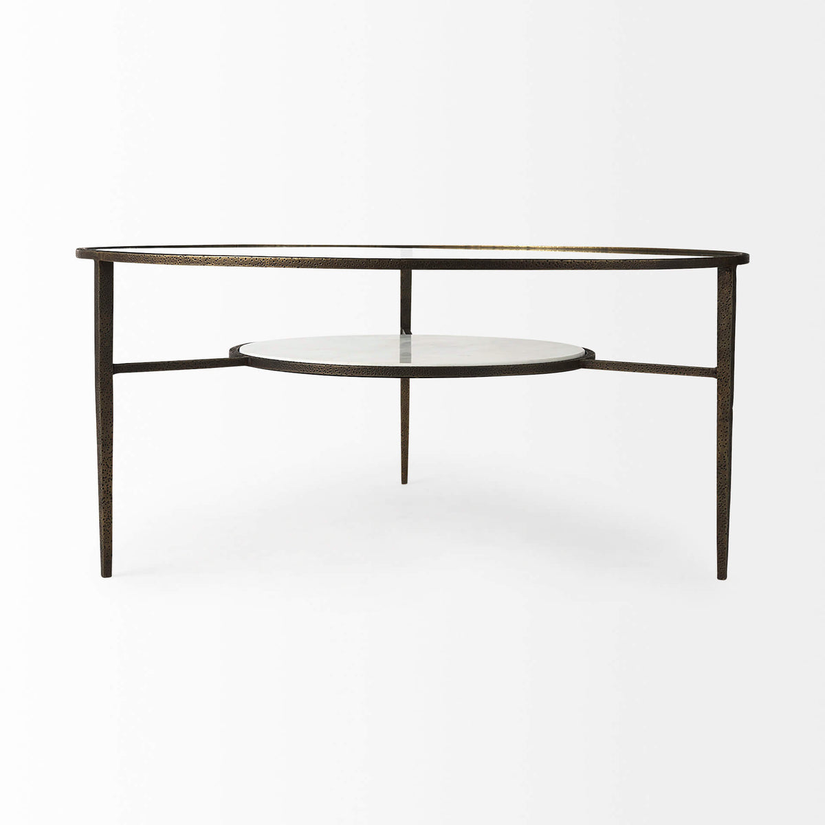 MERCANA FELICITY ANTIQUE GOLD BASE COFFEE TABLE 69253-AB
