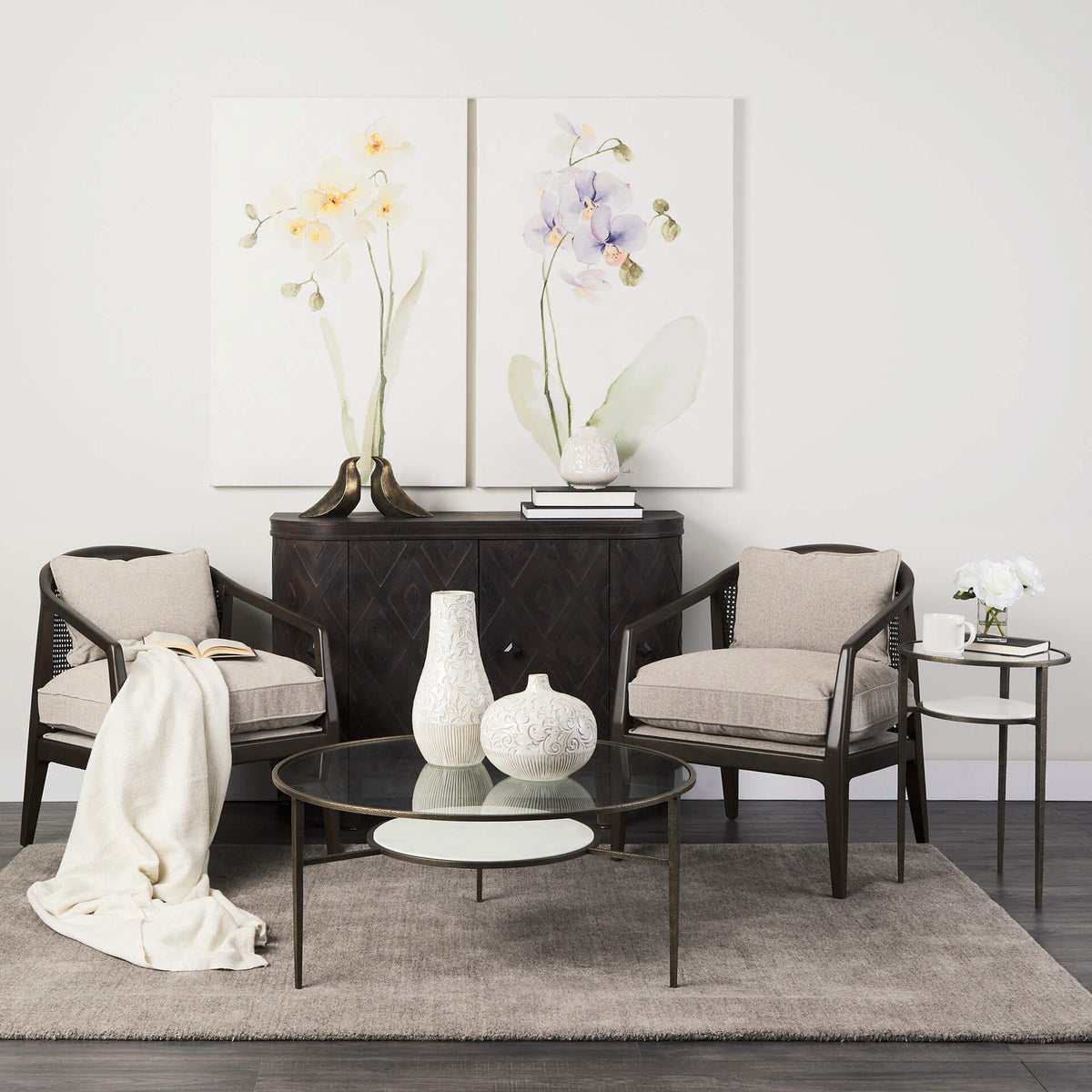 MERCANA FELICITY ANTIQUE GOLD BASE COFFEE TABLE 69253-AB