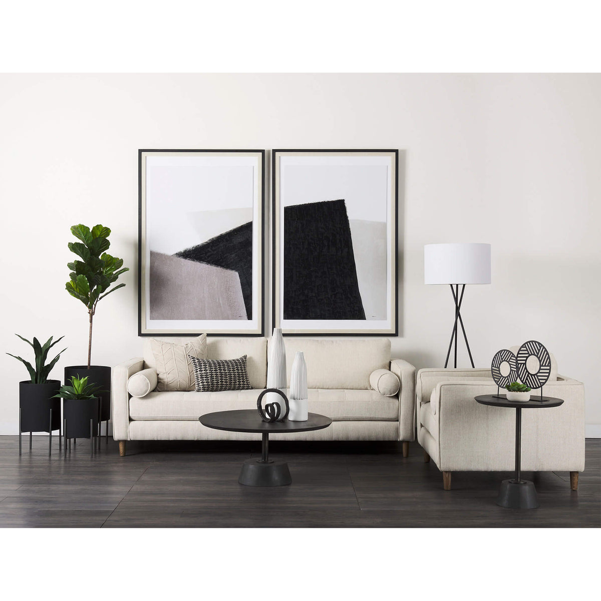 MERCANA MAXWELL ROUND COFFEE TABLE 69202