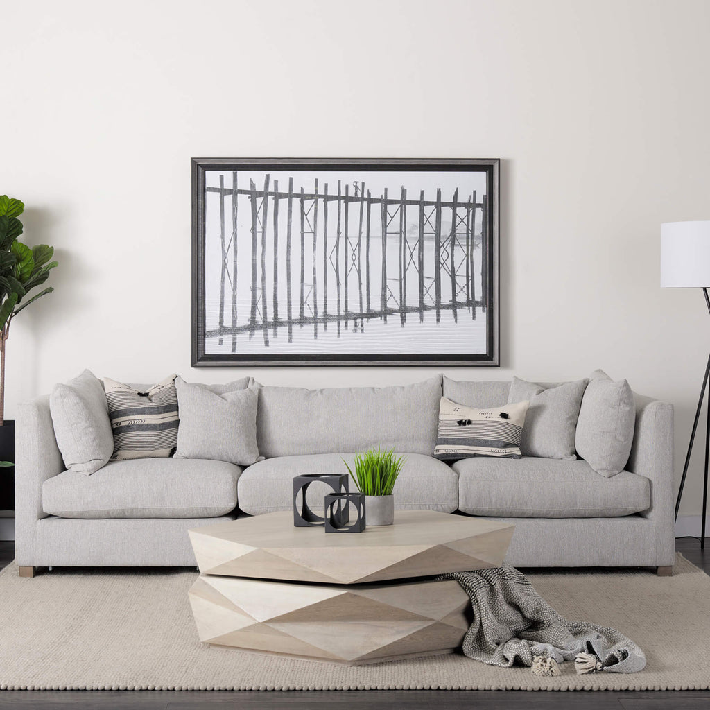 MERCANA ARRETO HEXAGONAL NATURAL WOOD COFFEE TABLE 69542