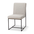 MERCANA STAMFORD LIGHT BEIGE FABRIC DINING CHAIR 69971