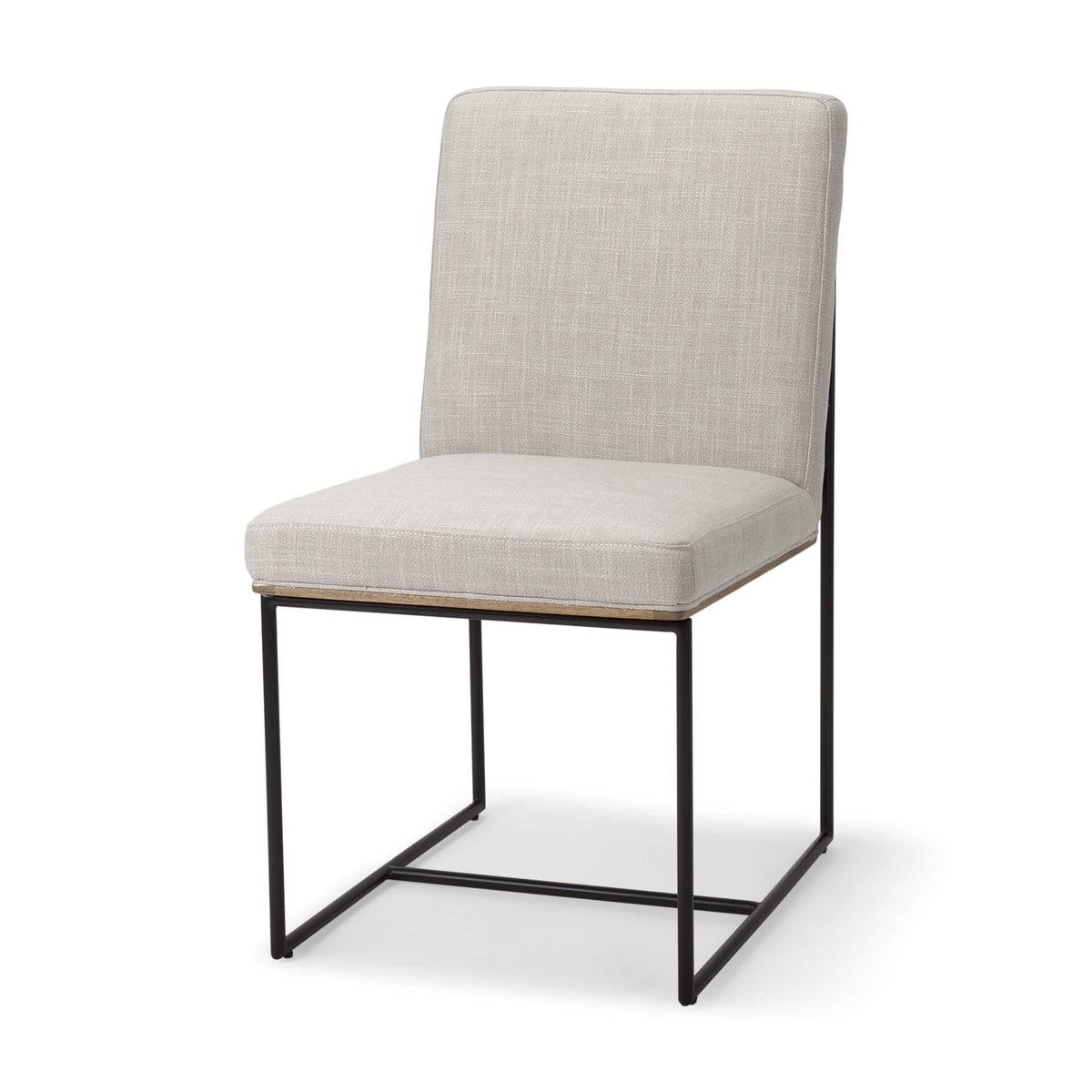 MERCANA STAMFORD LIGHT BEIGE FABRIC DINING CHAIR 69971