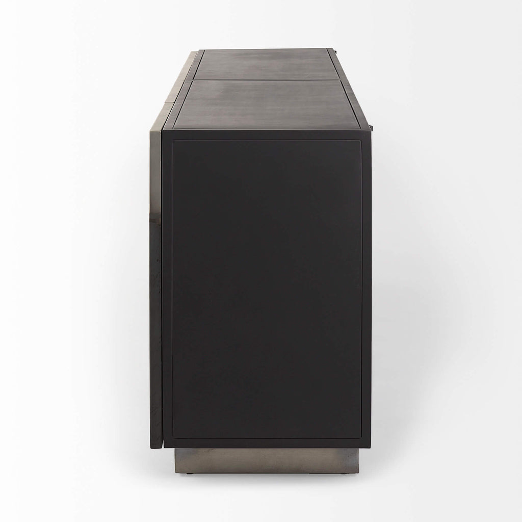 MERCANA ROXDALE ACID WASH METAL SIDEBOARD 69260