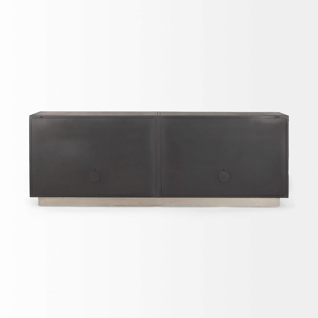 MERCANA ROXDALE ACID WASH METAL SIDEBOARD 69260
