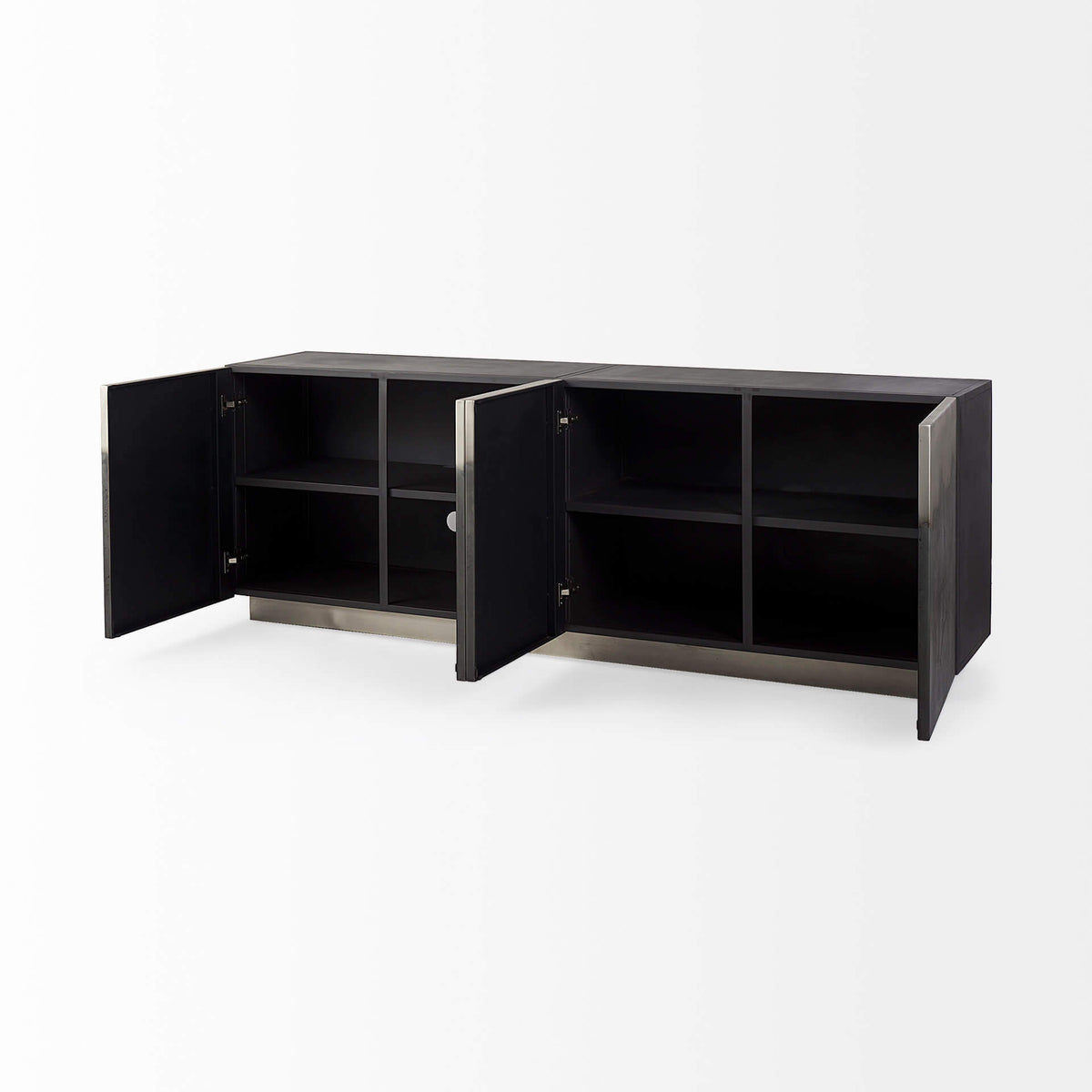 MERCANA ROXDALE ACID WASH METAL SIDEBOARD 69260