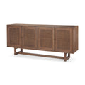 MERCANA GRIER MEDIUM BROWN WOOD SIDEBOARD 69894