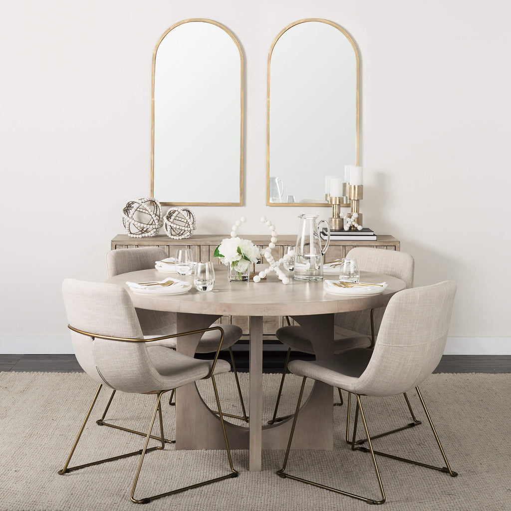 MERCANA GIOVANNA GOLD ARCH MIRROR 69310