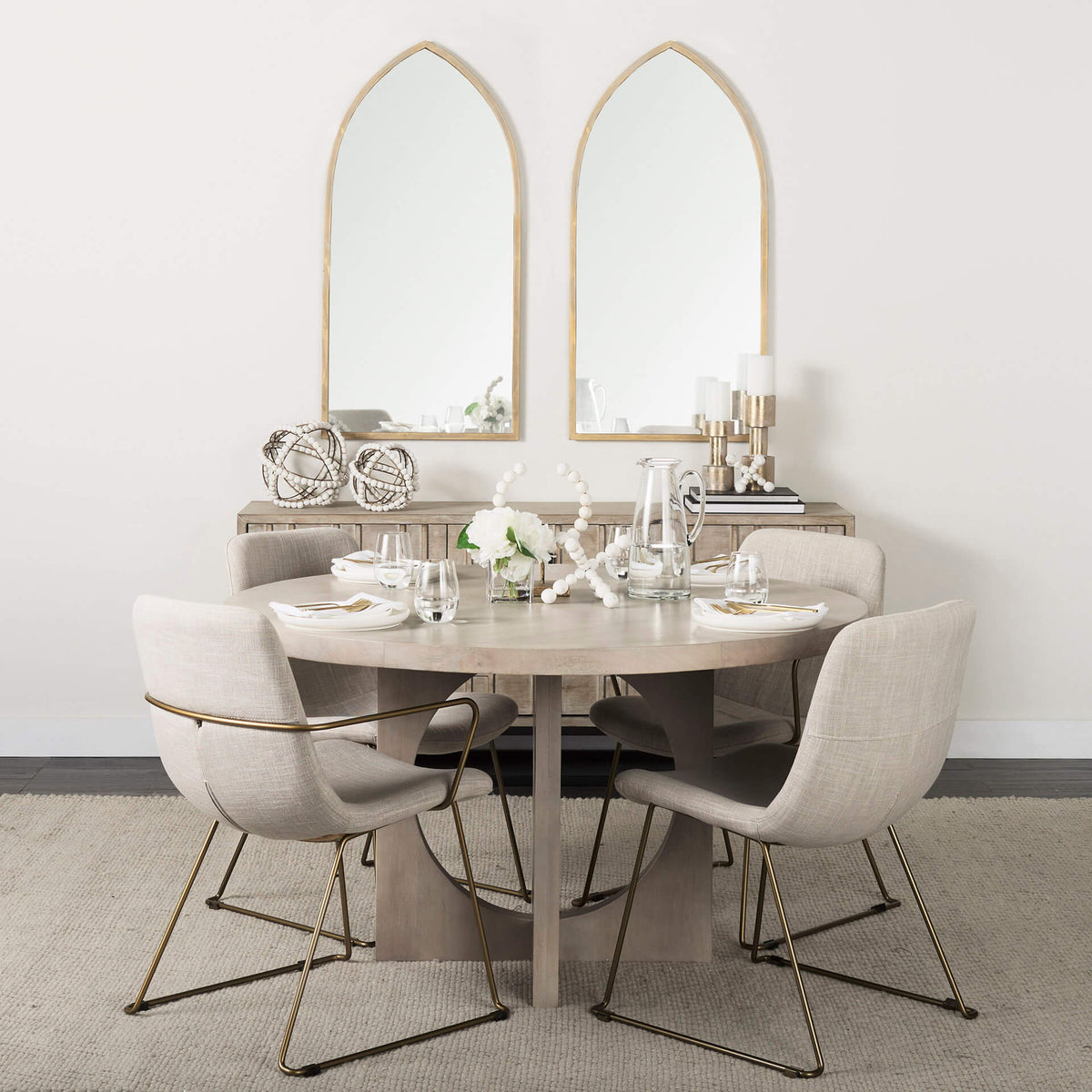 MERCANA LIESL CIRCULAR DINING TABLE 69184