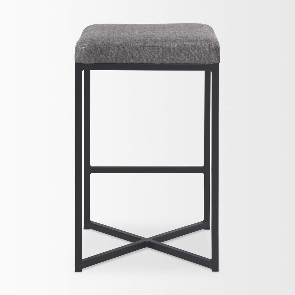 MERCANA FRODO COUNTER STOOL GRAY FABRIC 69574