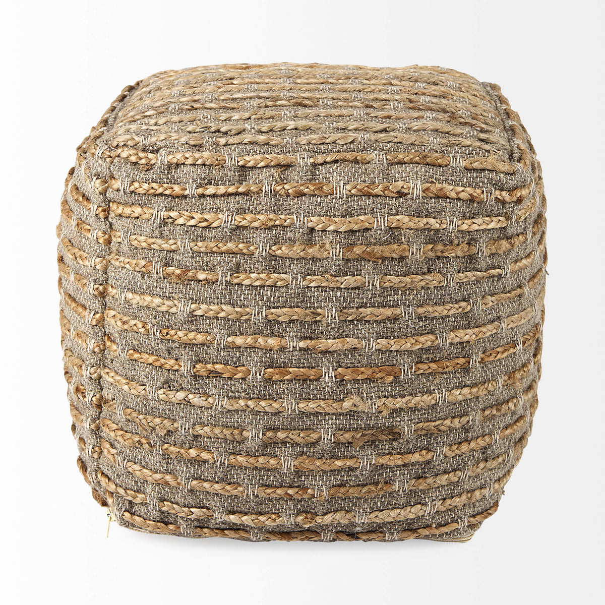 MERCANA BINITA STRIPED HEMP AND COTTON POUF 69509