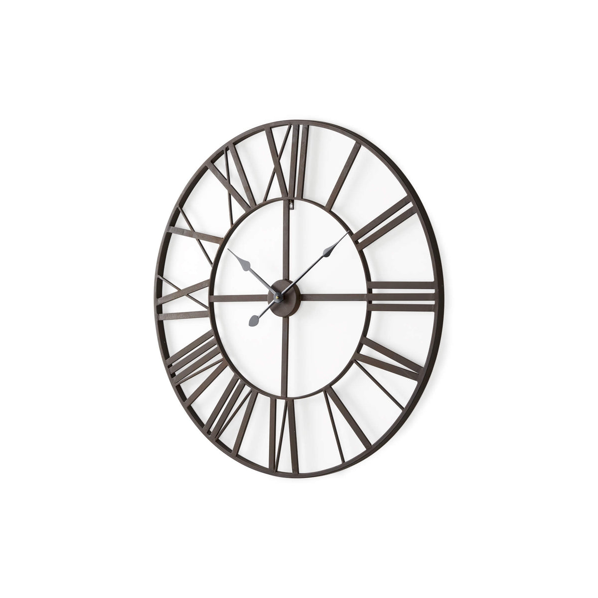 MERCANA PENDER BLACK IRON WALL CLOCK 69651