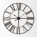 MERCANA PENDER BLACK IRON WALL CLOCK 69651