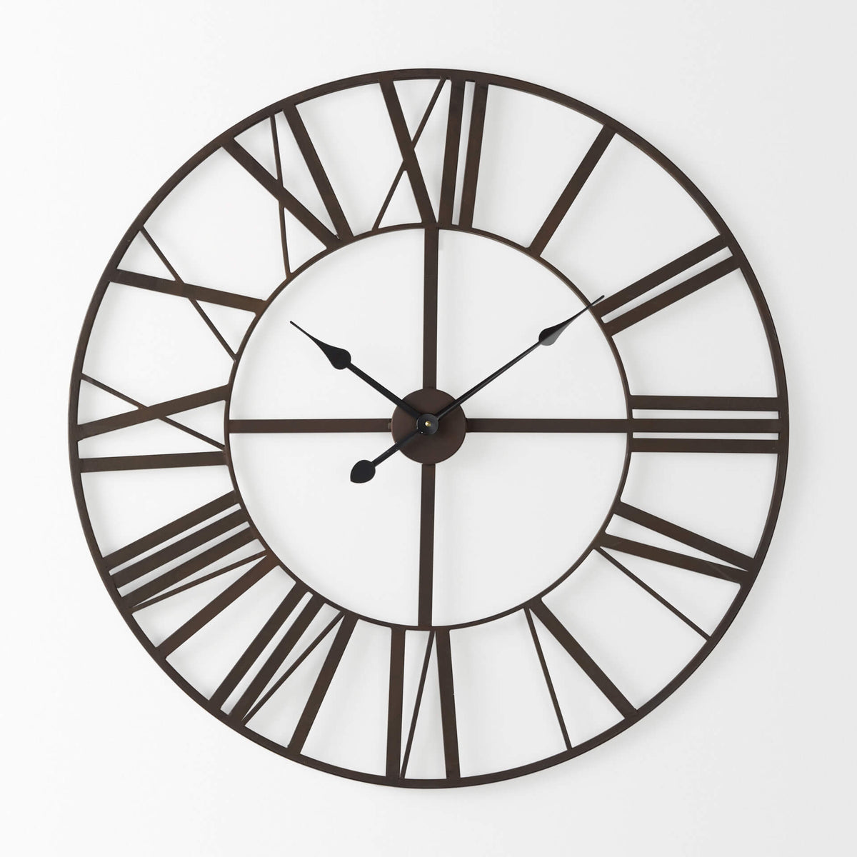MERCANA PENDER BLACK IRON WALL CLOCK 69651