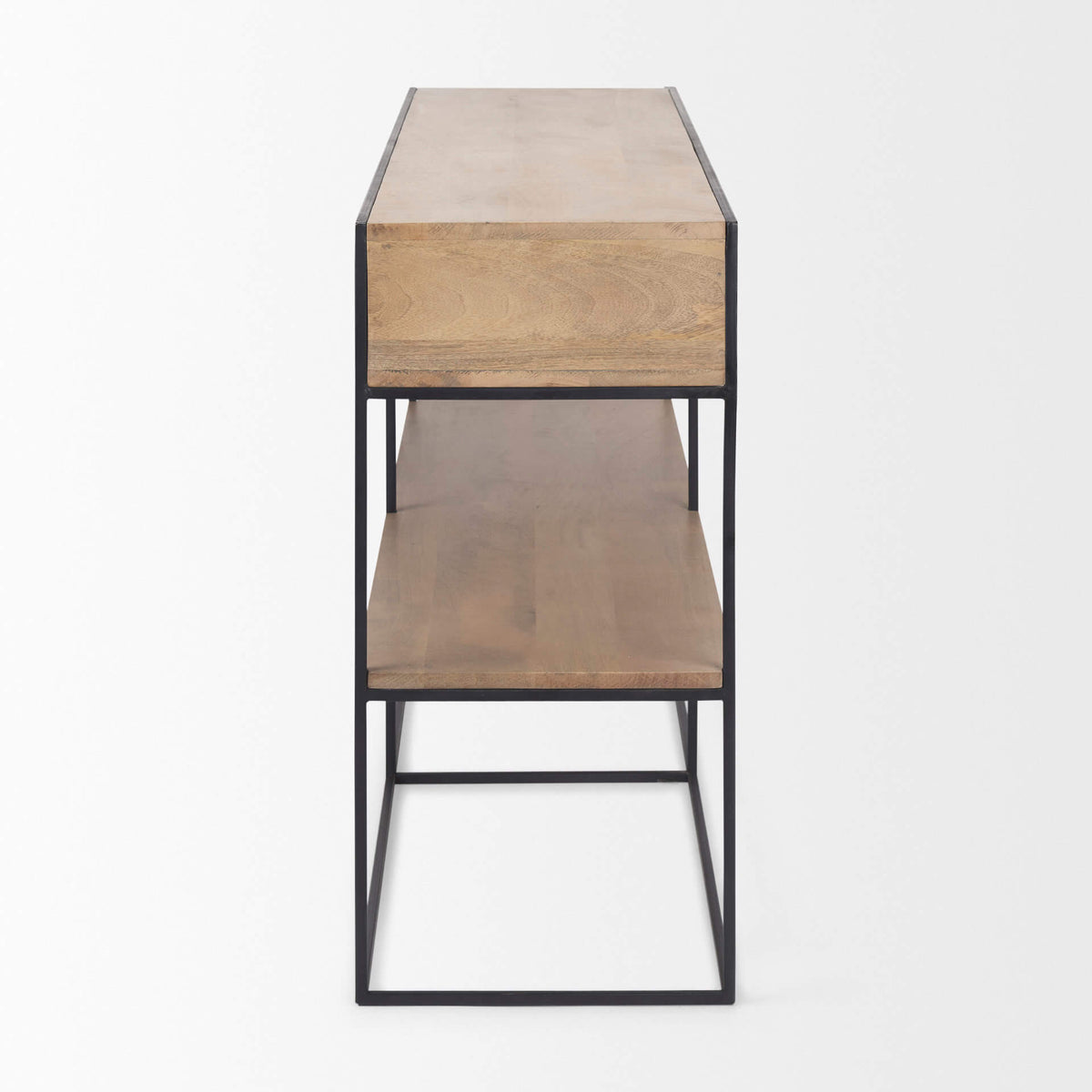 MERCANA MORRIS BLACK METAL CONSOLE TABLE 69716