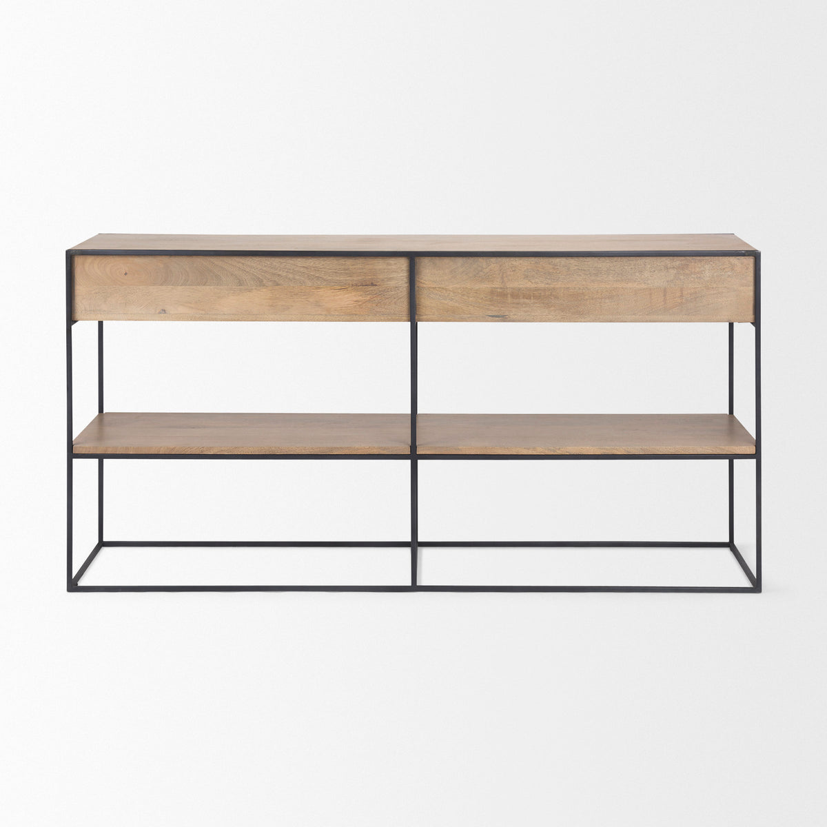 MERCANA MORRIS BLACK METAL CONSOLE TABLE 69716