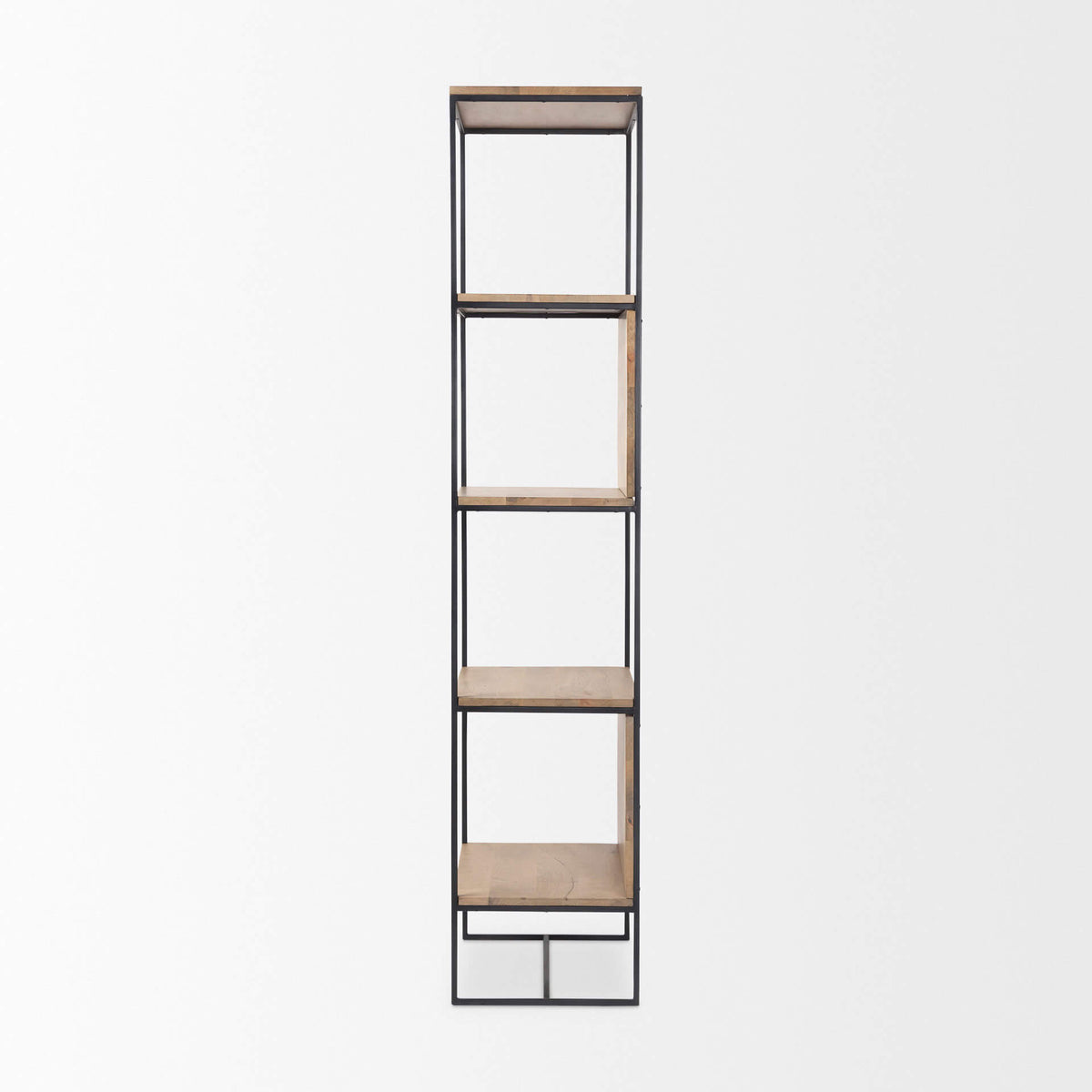 MERCANA MORRIS BLACK METAL 4-TIER SHELVING UNIT 69717
