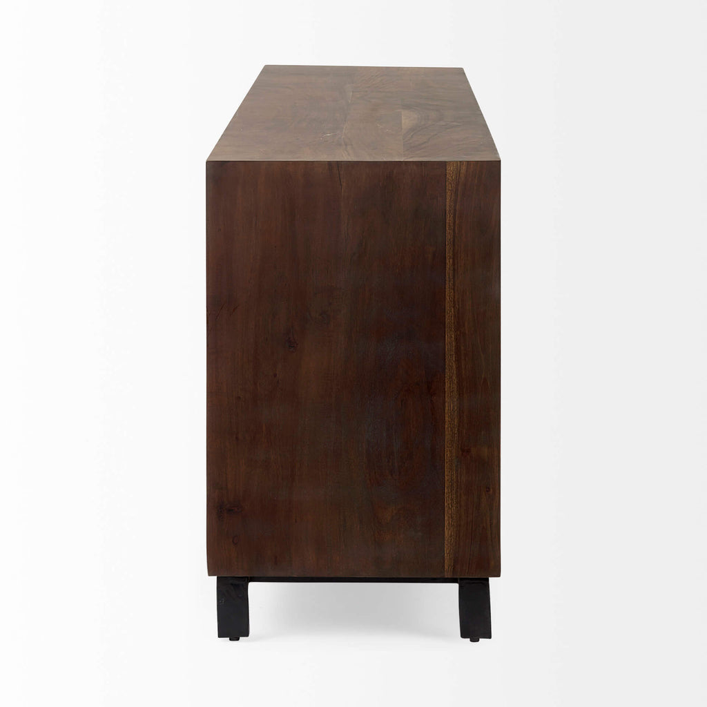 MERCANA HEMLOCK BROWN WOOD SIDEBOARD 69734
