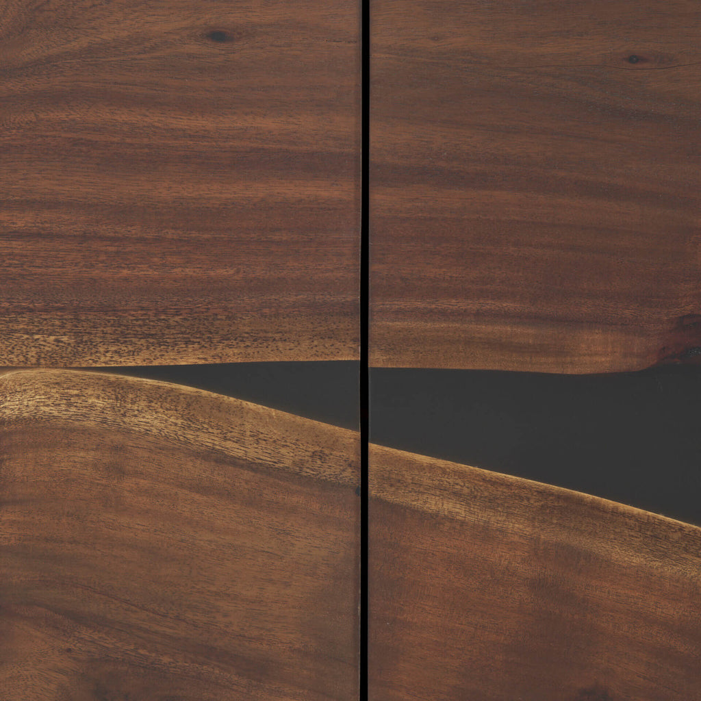 MERCANA HEMLOCK BROWN WOOD SIDEBOARD 69734