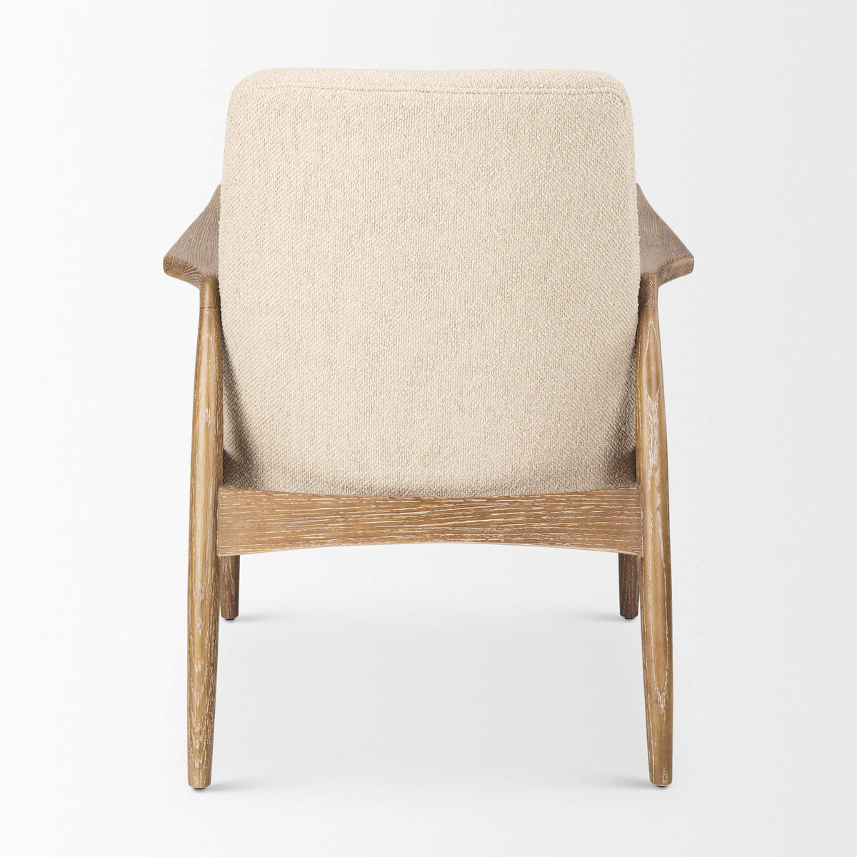 MERCANA WESTAN CREAM BOUCLE FABRIC ACCENT CHAIR 69814